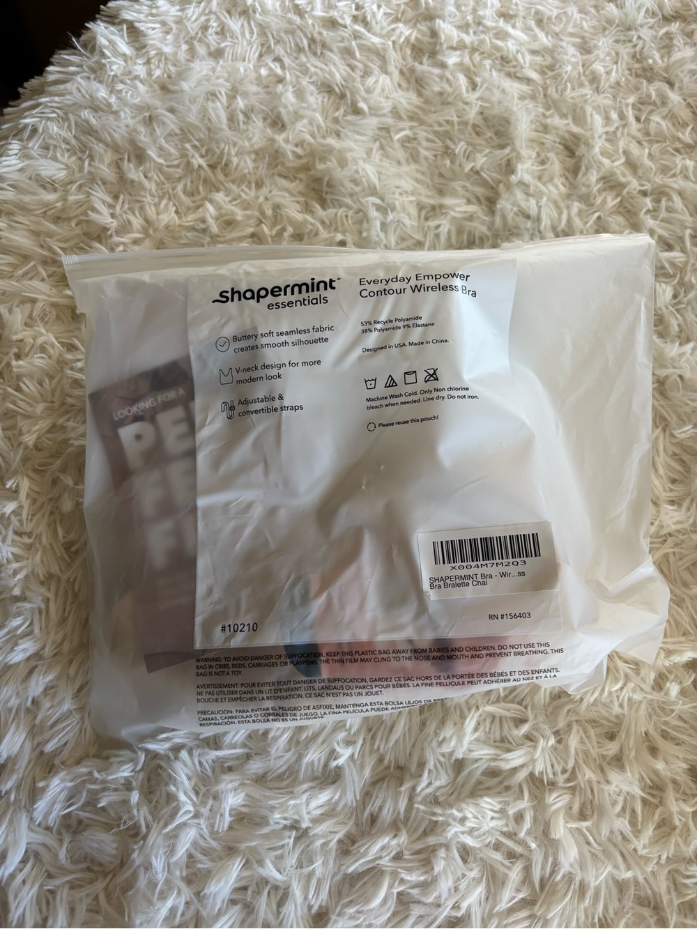 Shapermint Everyday Empower Contour Wireless Bra in Chai size XL Brand new - Picture 4 of 4